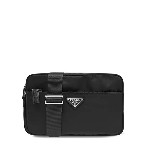 prada grey shoulder bag|prada nylon shoulder bag black.